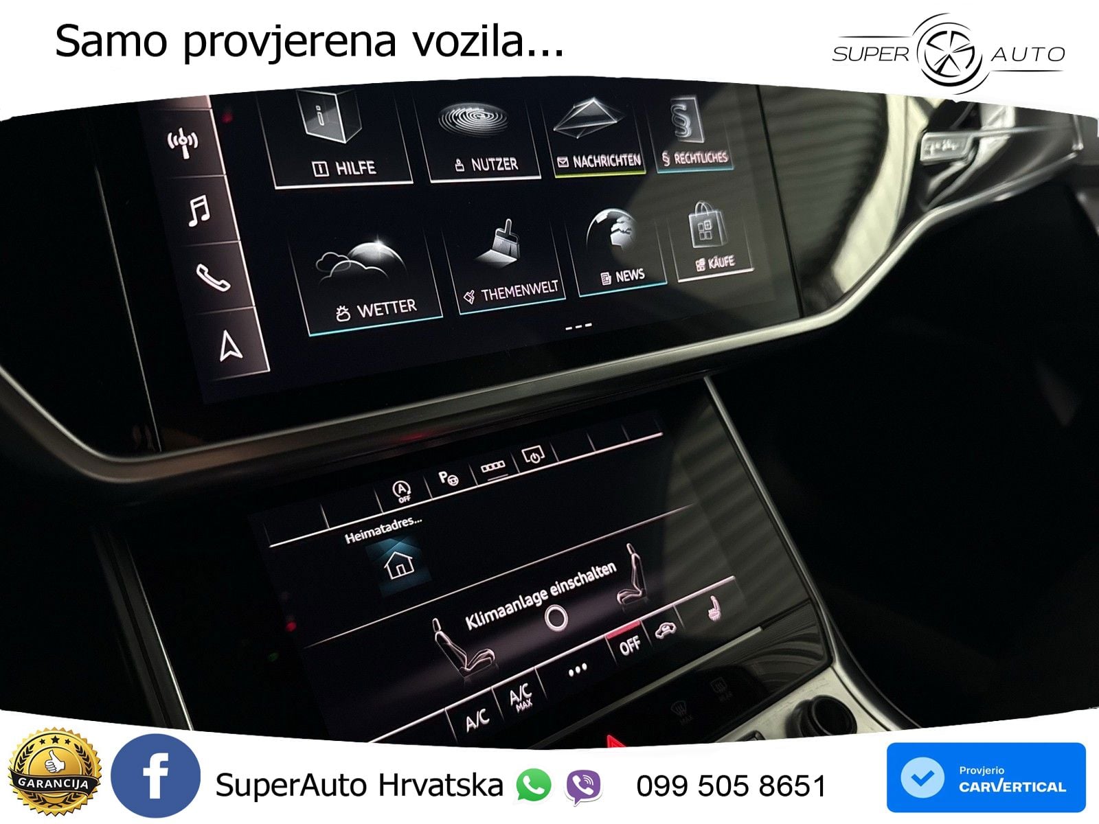 Audi RS6 Avant 4.0 TFSI V8 (600 KS) quattro Tiptronic Kuka ZRAČNI+ACC+GR SJED+KAM