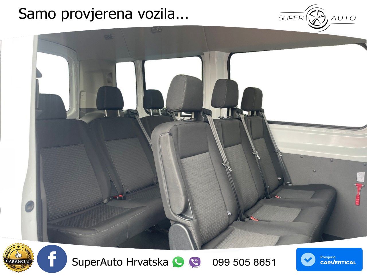 Ford Transit Kombi M1 Trend 9-Sitzer, 2,0 TDCi 130PS 131 KS
