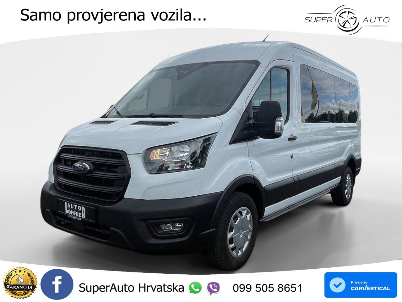 Ford Transit Kombi M1 Trend 9-Sitzer, 2,0 TDCi 130PS 131 KS