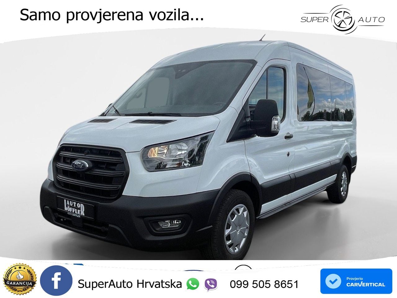 Ford Transit Kombi M1 Trend 9-Sitzer, 2,0 TDCi 130PS 131 KS