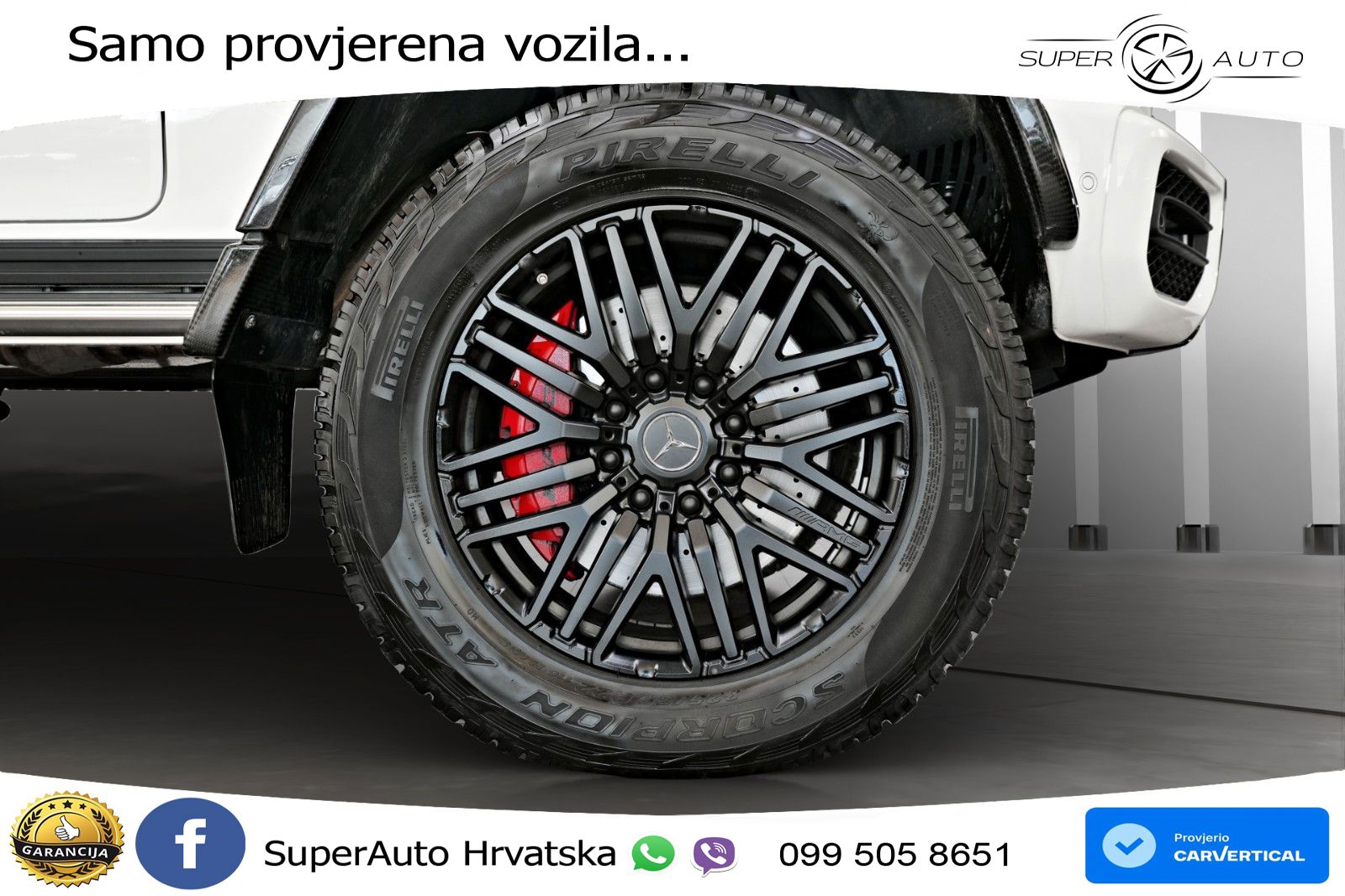 Mercedes AMG G 63 Long V8 (585 KS) 4MATIC 9G-TRONIC AMG SPEEDSHIFT PLUS LED+GR SJED+ACC