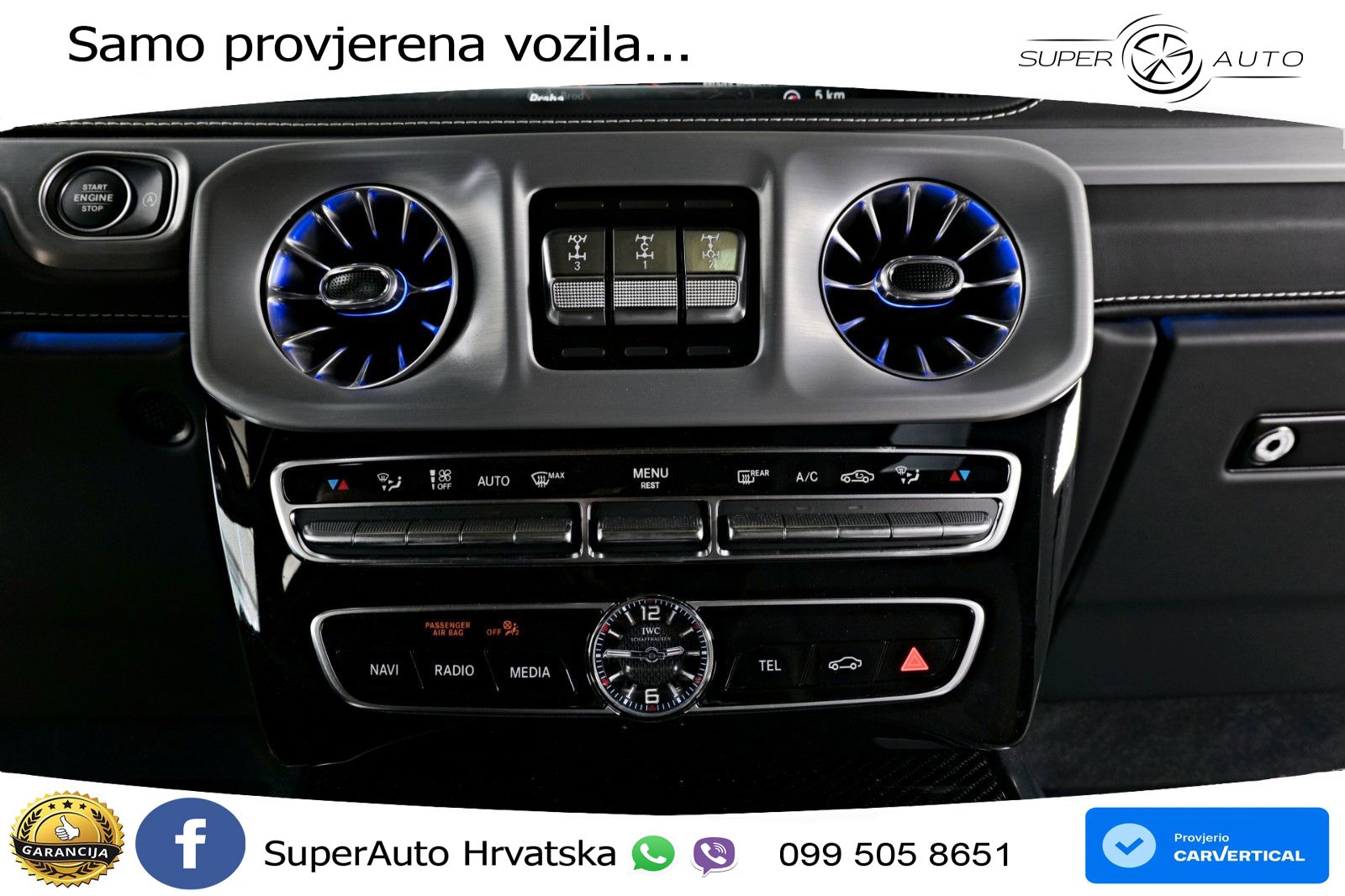 Mercedes AMG G 63 Long V8 (585 KS) 4MATIC 9G-TRONIC AMG SPEEDSHIFT PLUS LED+GR SJED+ACC