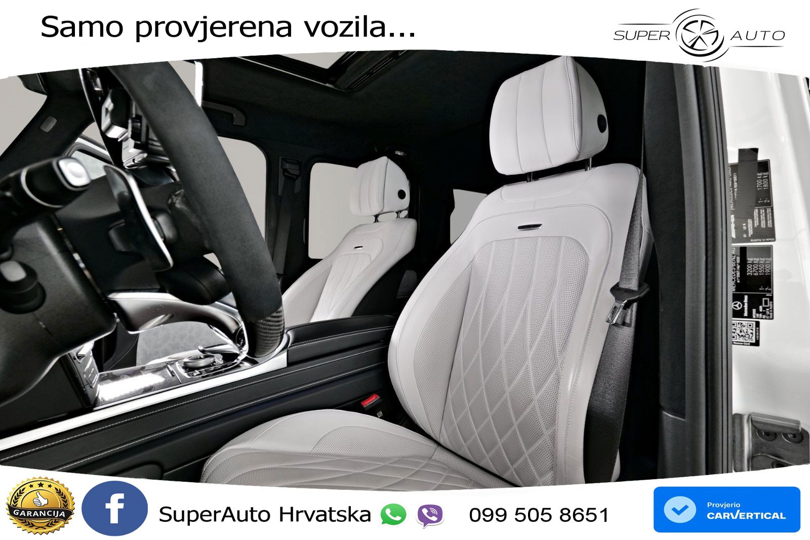 Mercedes AMG G 63 Long V8 (585 KS) 4MATIC 9G-TRONIC AMG SPEEDSHIFT PLUS LED+GR SJED+ACC