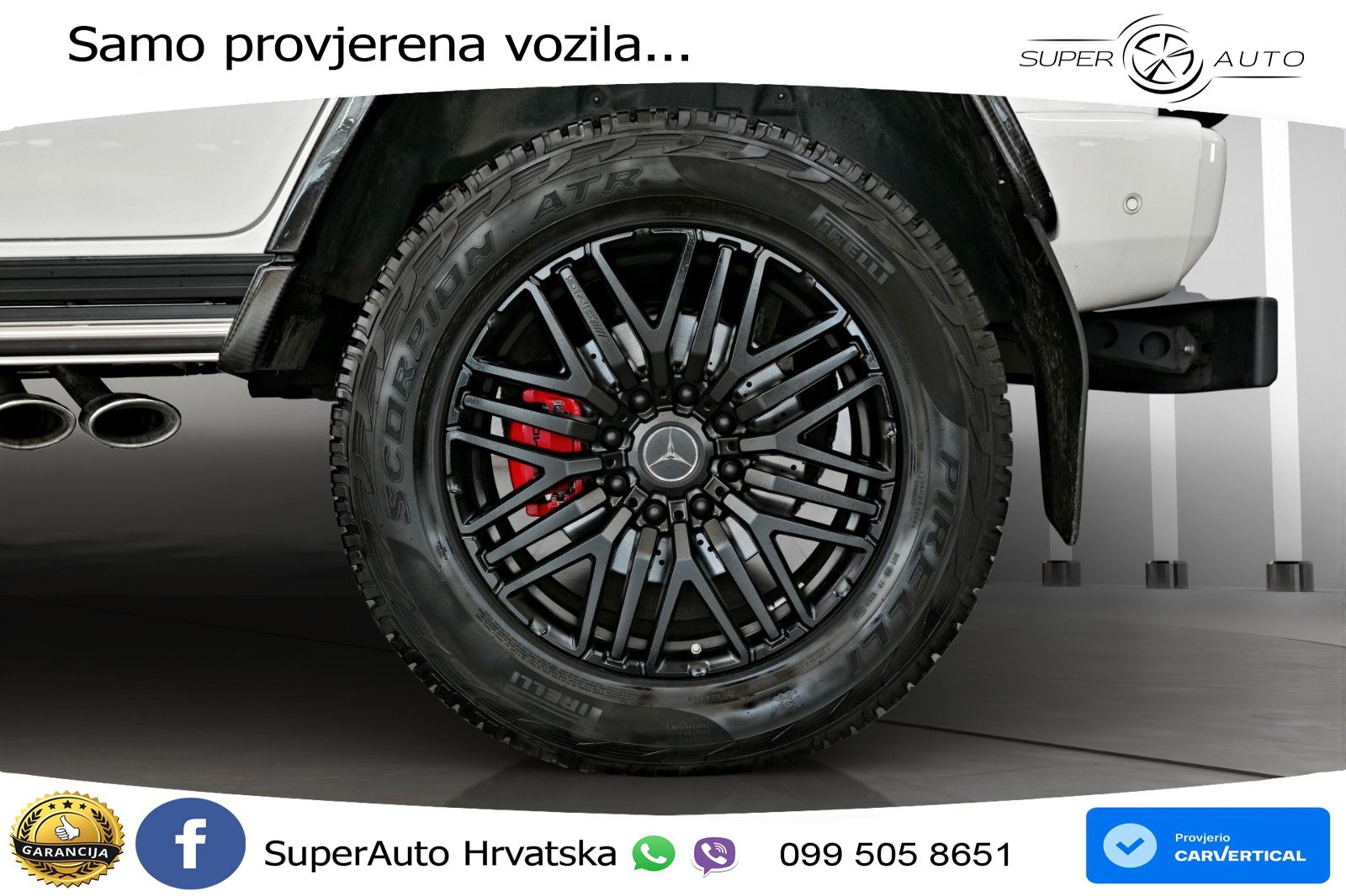 Mercedes AMG G 63 Long V8 (585 KS) 4MATIC 9G-TRONIC AMG SPEEDSHIFT PLUS LED+GR SJED+ACC