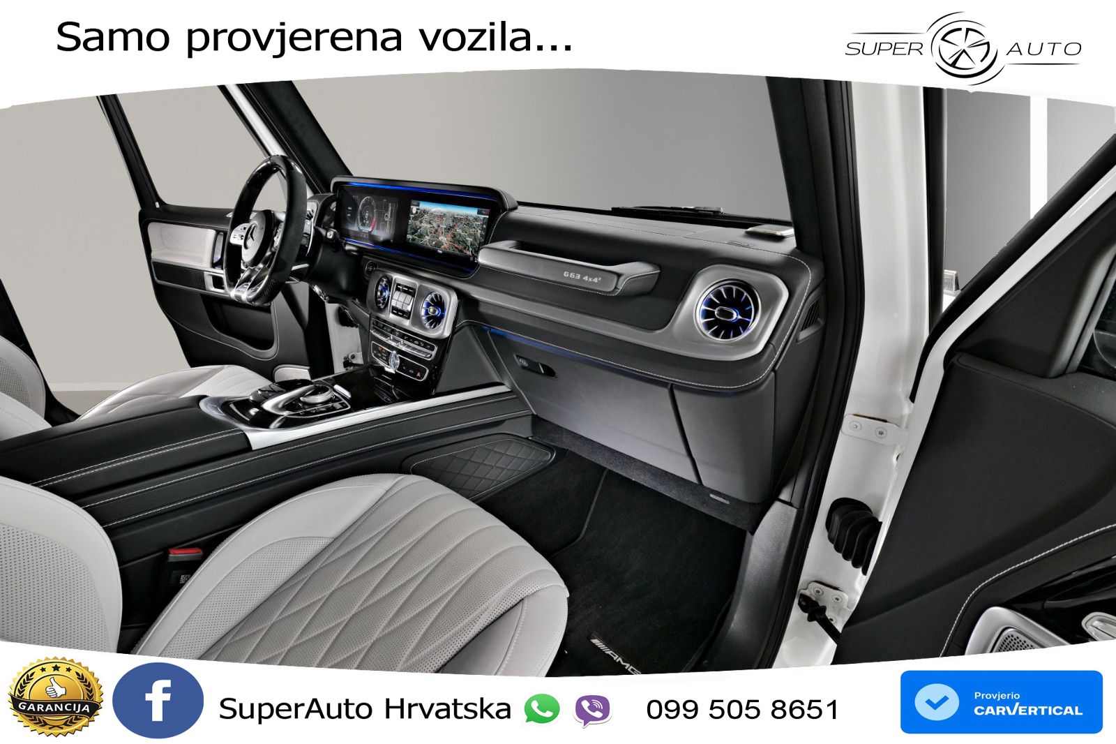 Mercedes AMG G 63 Long V8 (585 KS) 4MATIC 9G-TRONIC AMG SPEEDSHIFT PLUS LED+GR SJED+ACC