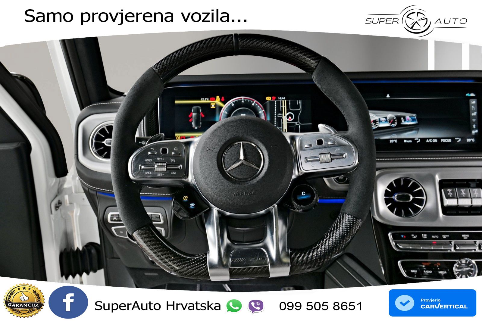 Mercedes AMG G 63 Long V8 (585 KS) 4MATIC 9G-TRONIC AMG SPEEDSHIFT PLUS LED+GR SJED+ACC