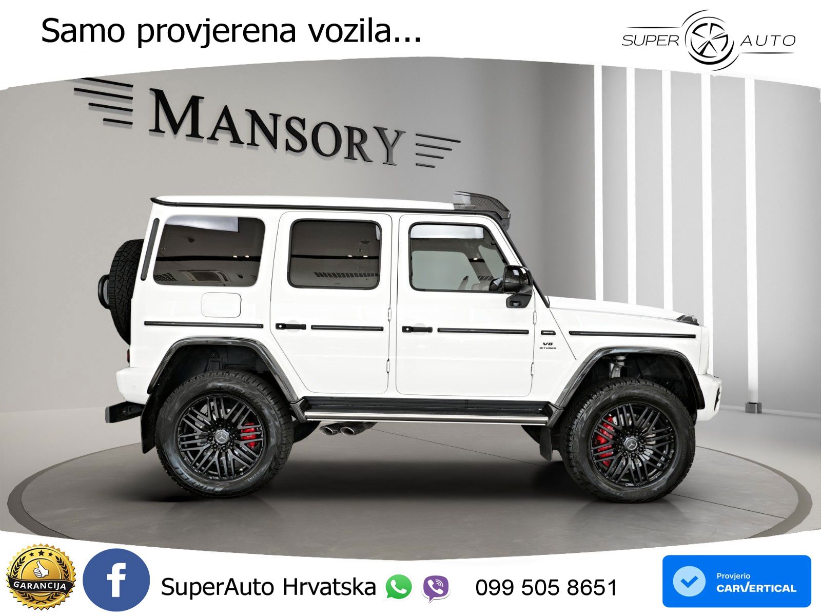 Mercedes AMG G 63 Long V8 (585 KS) 4MATIC 9G-TRONIC AMG SPEEDSHIFT PLUS LED+GR SJED+ACC