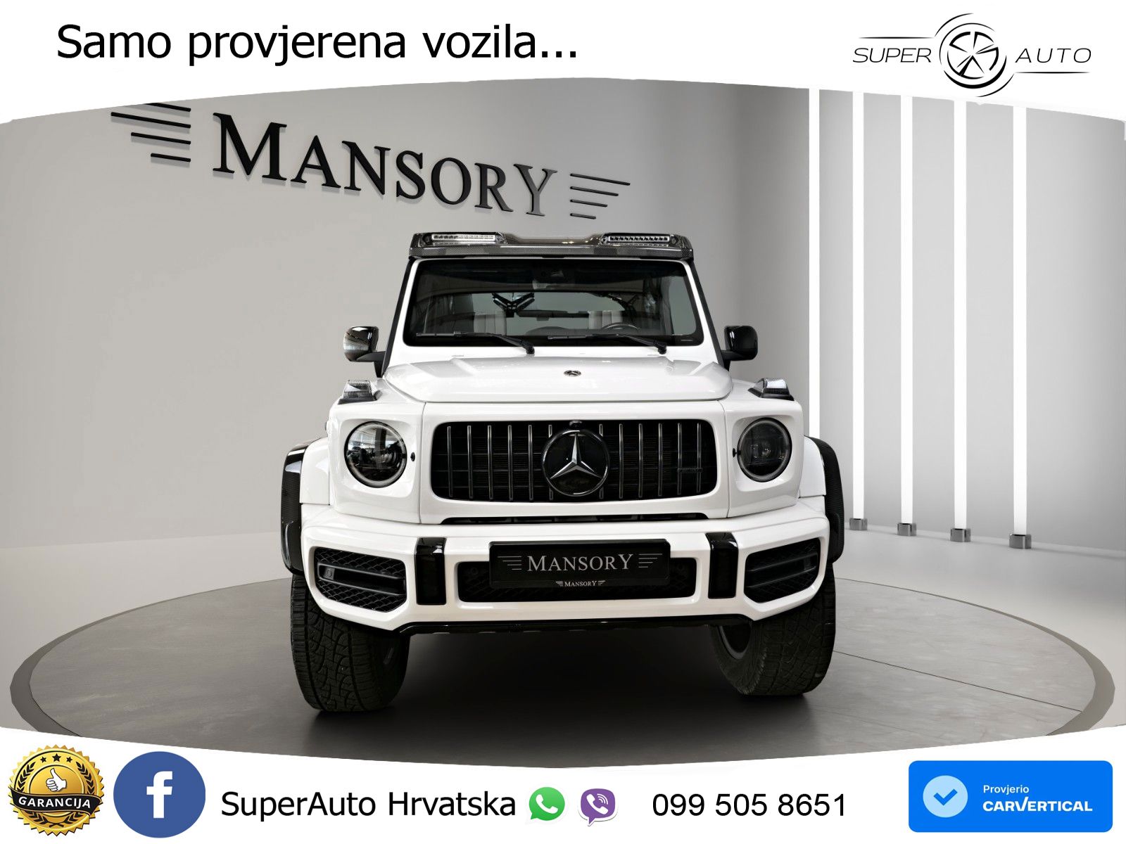 Mercedes AMG G 63 Long V8 (585 KS) 4MATIC 9G-TRONIC AMG SPEEDSHIFT PLUS LED+GR SJED+ACC