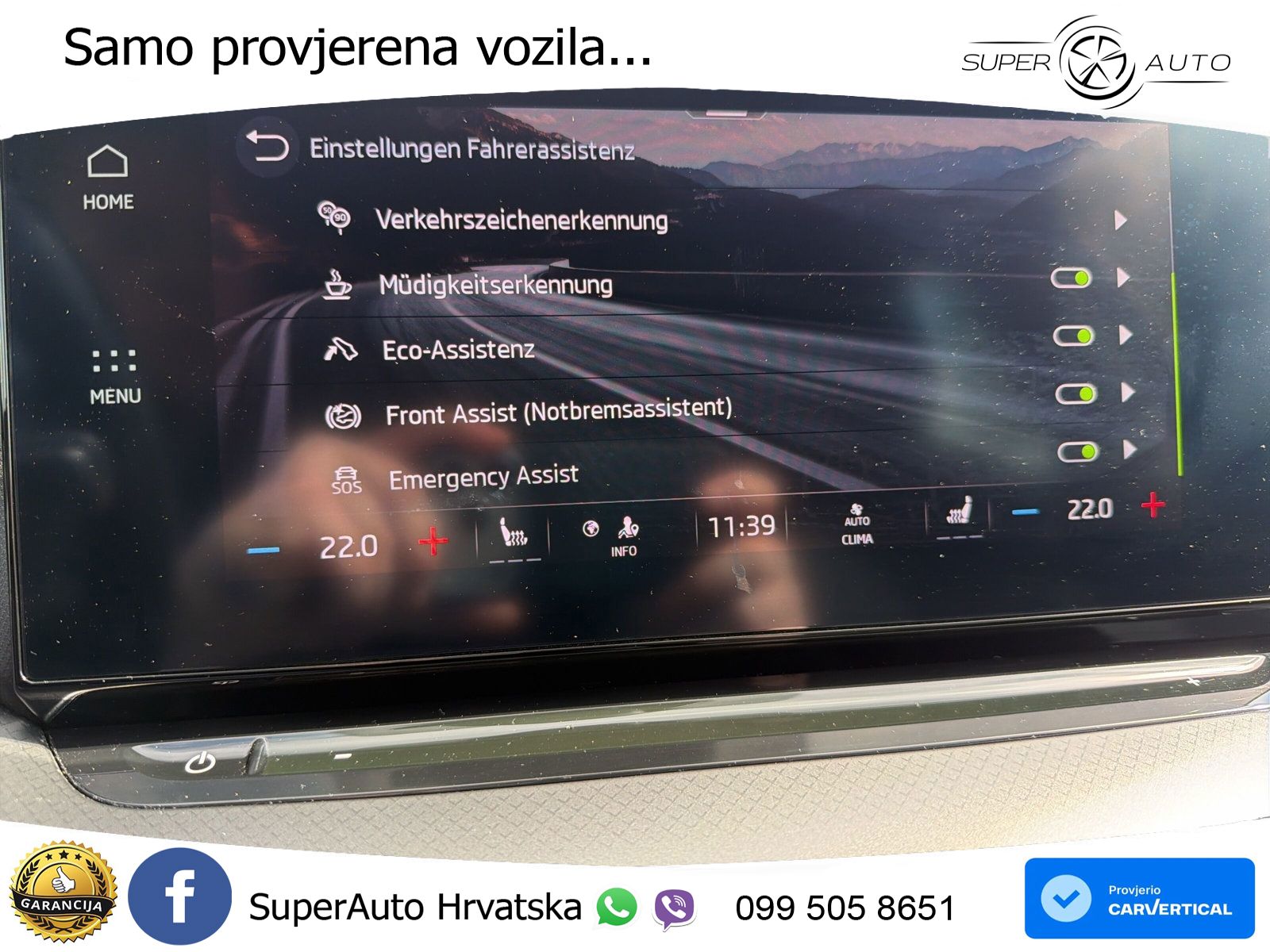 Škoda Octavia Combi 1.5 TSI EVO e-TEC (150 KS) DSG LED+GR SJED+ACC