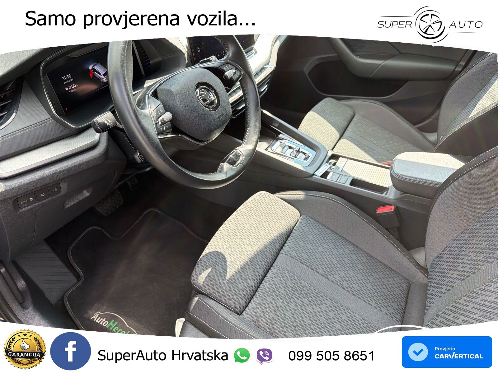 Škoda Octavia Combi 1.5 TSI EVO e-TEC (150 KS) DSG LED+GR SJED+ACC