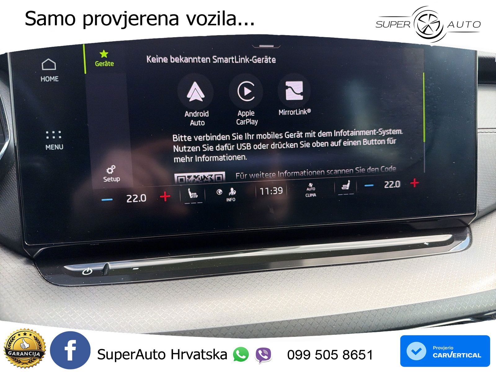 Škoda Octavia Combi 1.5 TSI EVO e-TEC (150 KS) DSG LED+GR SJED+ACC