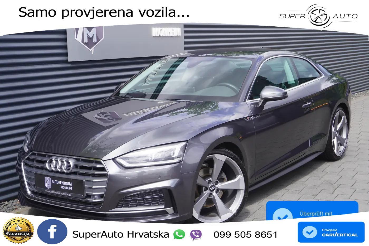 Audi A5 Sportback 40 TFSI (190 KS) S tronic S line