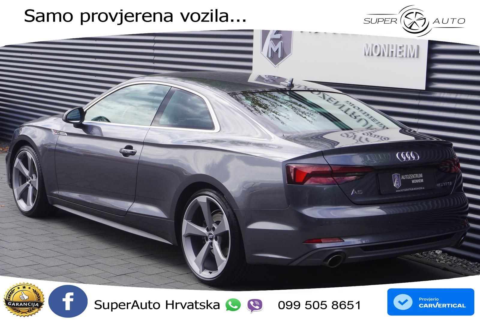 Audi A5 Sportback 40 TFSI (190 KS) S tronic S line