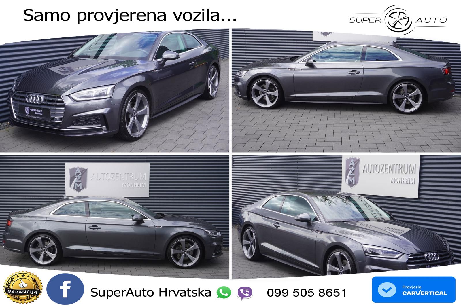 Audi A5 Sportback 40 TFSI (190 KS) S tronic S line