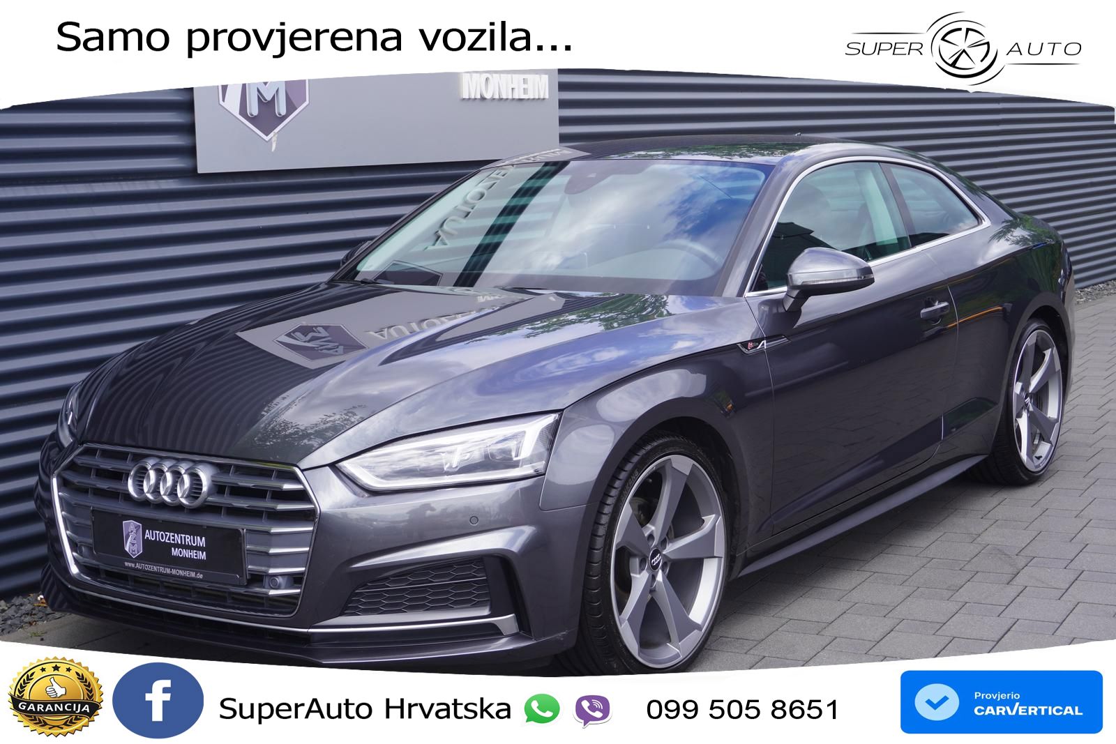 Audi A5 Sportback 40 TFSI (190 KS) S tronic S line