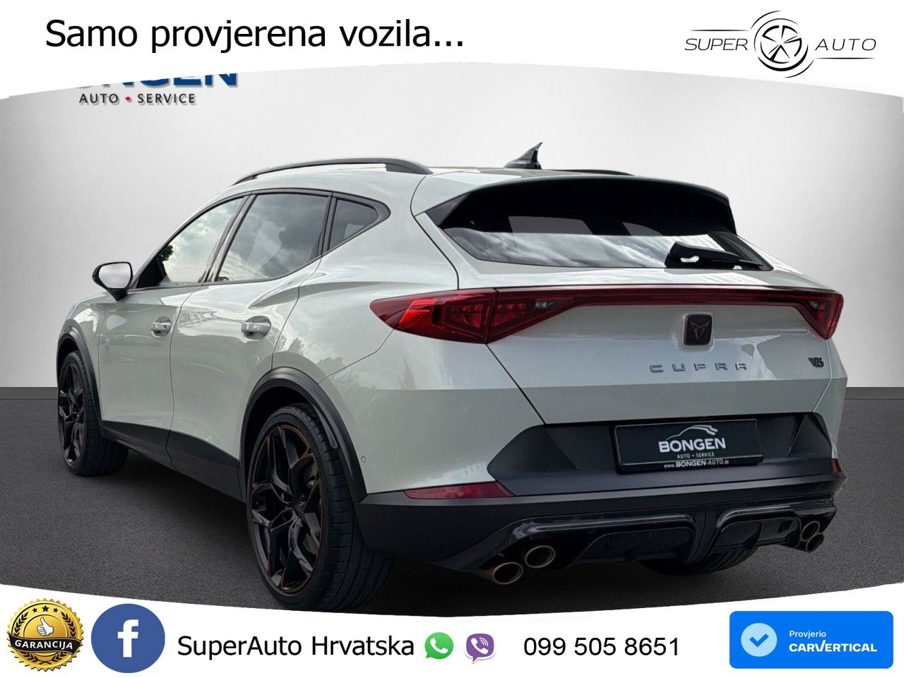 Cupra Formentor VZ5 2.5 TSI (390 KS) 4Drive DSG LED+GR SJED+ACC