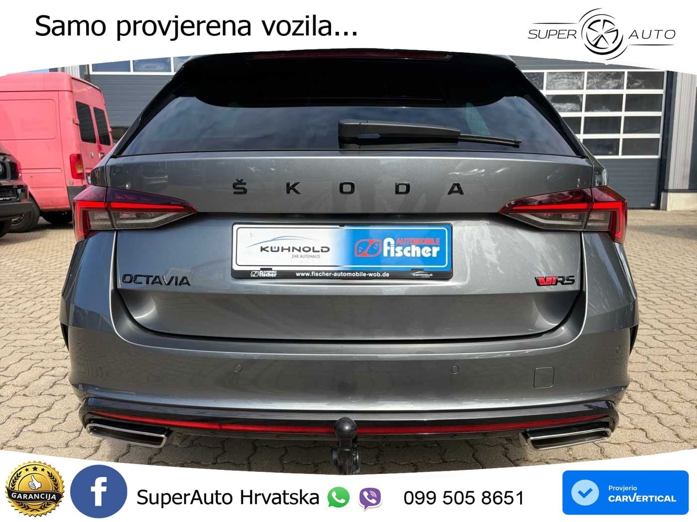 Škoda Octavia Combi RS 2.0 TSI (245 KS) DSG LED+GR SJED+ACC
