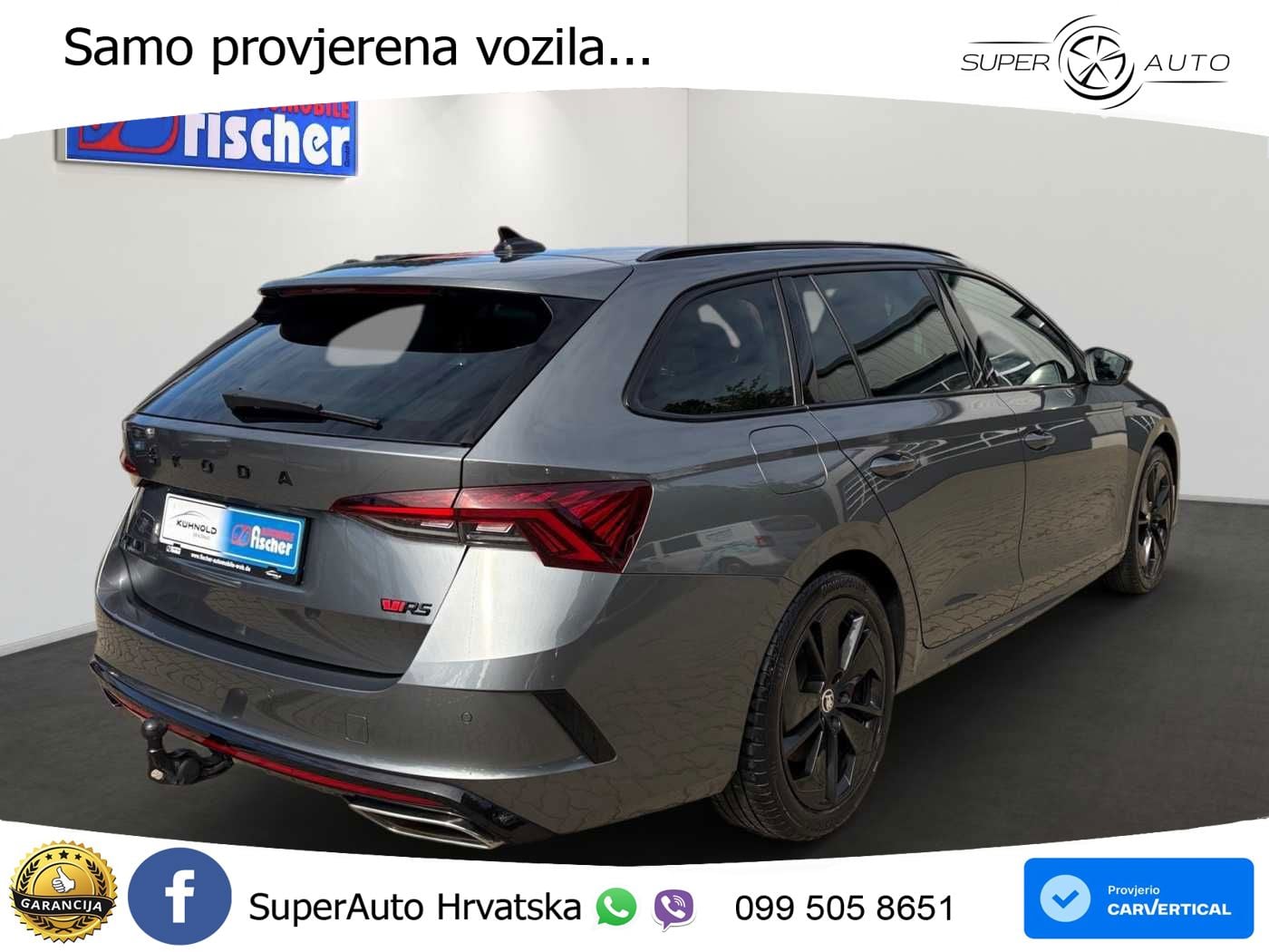 Škoda Octavia Combi RS 2.0 TSI (245 KS) DSG LED+GR SJED+ACC