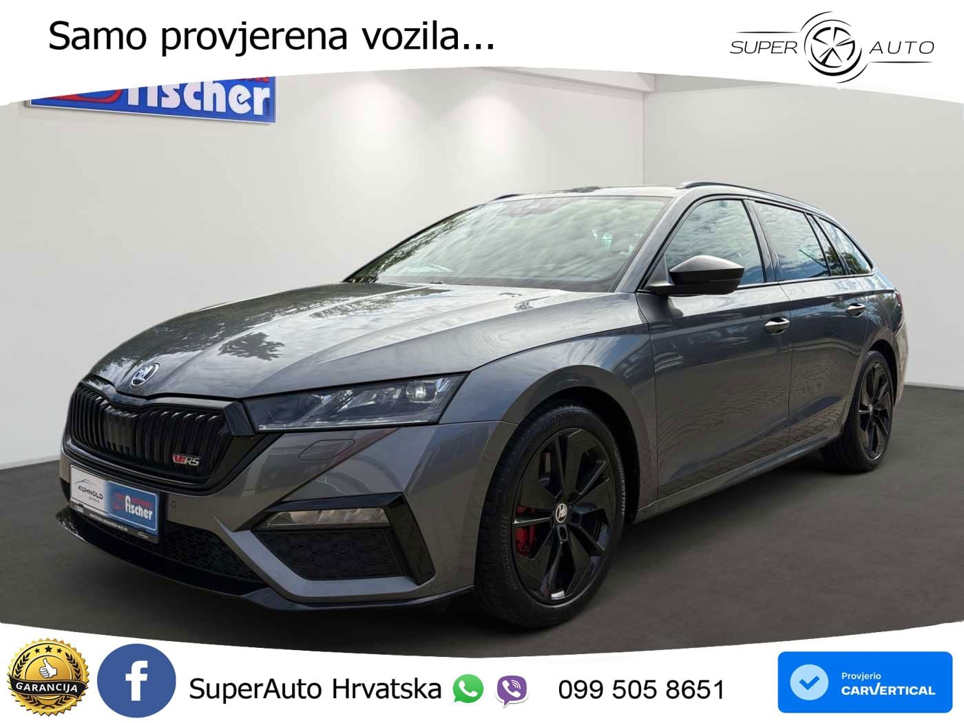 Škoda Octavia Combi RS 2.0 TSI (245 KS) DSG LED+GR SJED+ACC