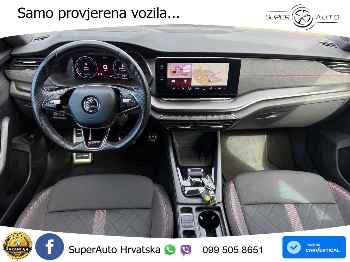 Škoda Octavia Combi RS 2.0 TSI (245 KS) DSG LED+GR SJED+ACC