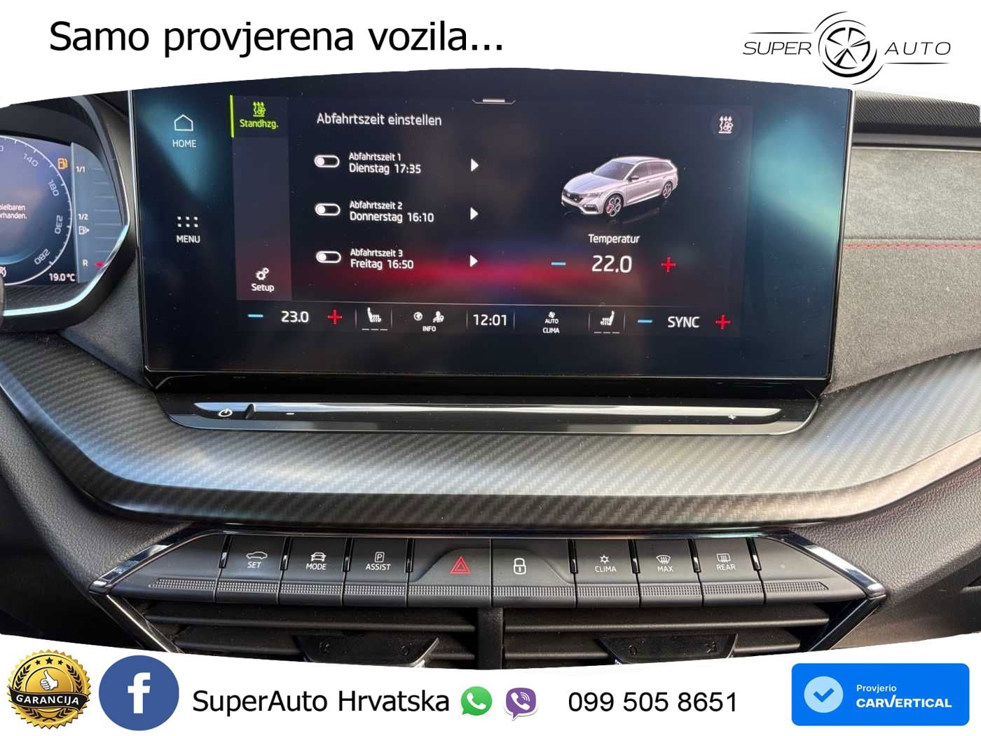 Škoda Octavia Combi RS 2.0 TSI (245 KS) DSG LED+GR SJED+ACC