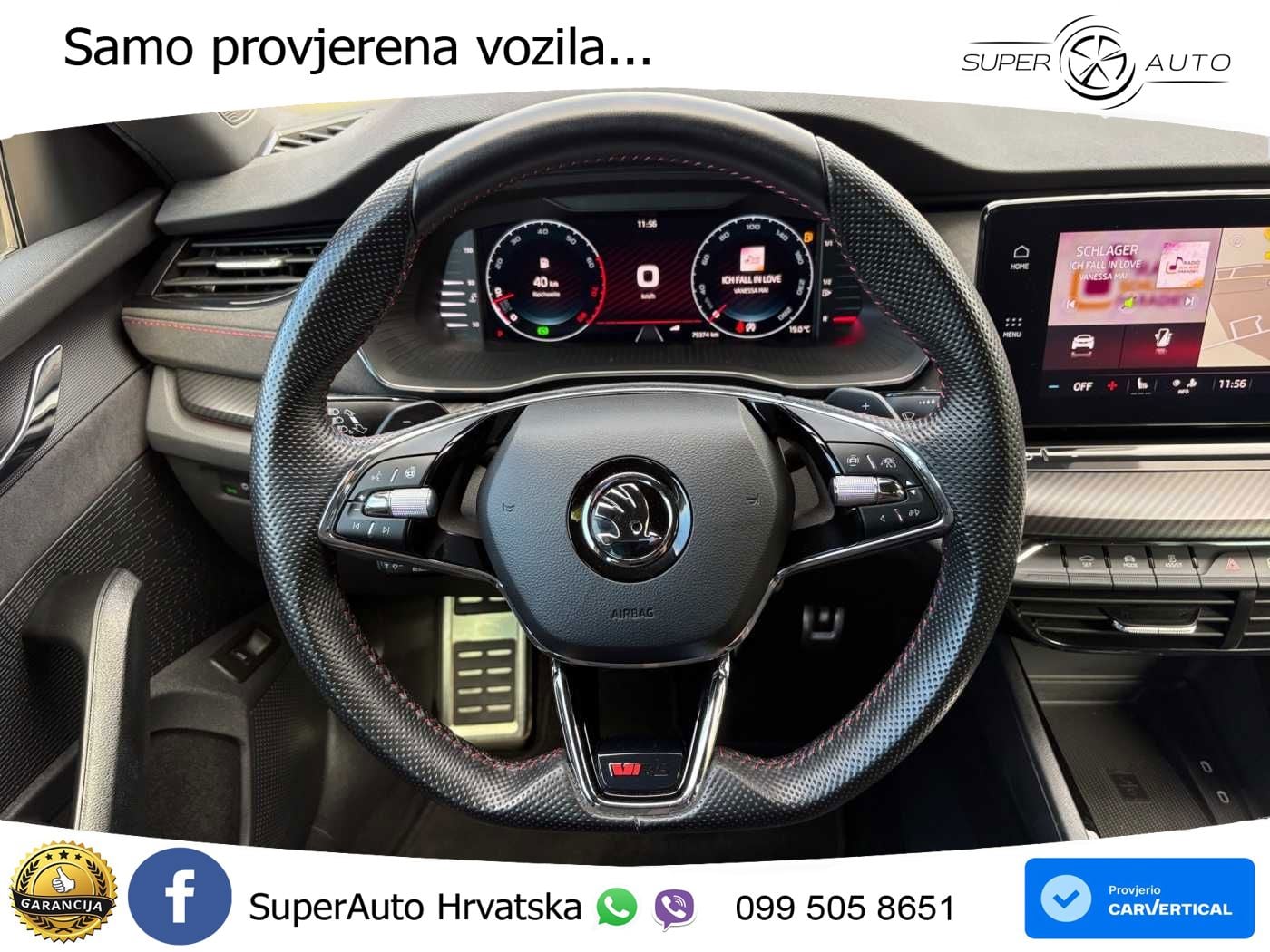 Škoda Octavia Combi RS 2.0 TSI (245 KS) DSG LED+GR SJED+ACC
