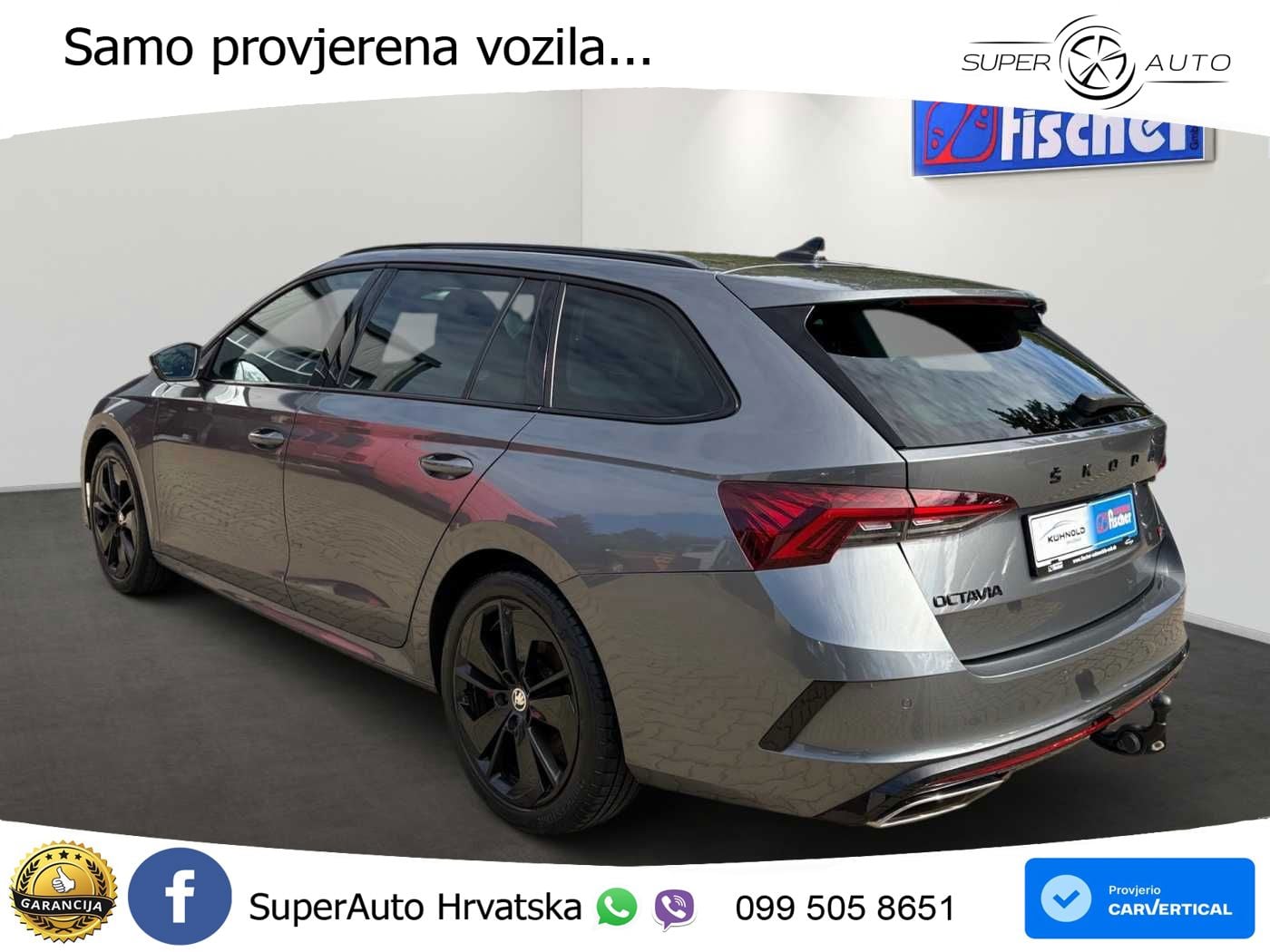 Škoda Octavia Combi RS 2.0 TSI (245 KS) DSG LED+GR SJED+ACC