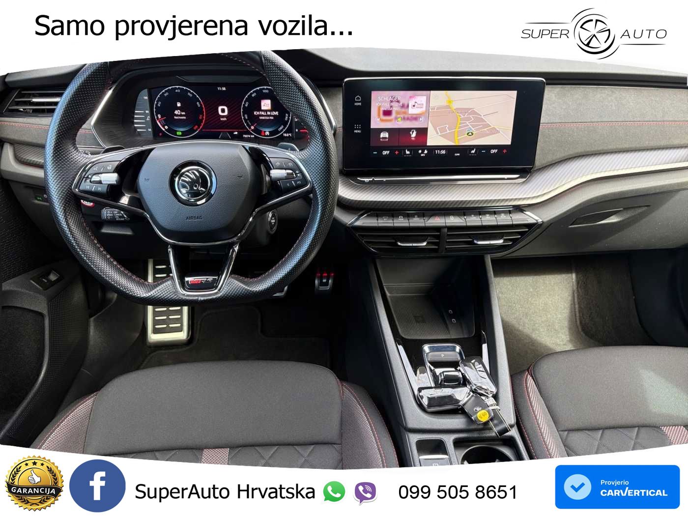 Škoda Octavia Combi RS 2.0 TSI (245 KS) DSG LED+GR SJED+ACC