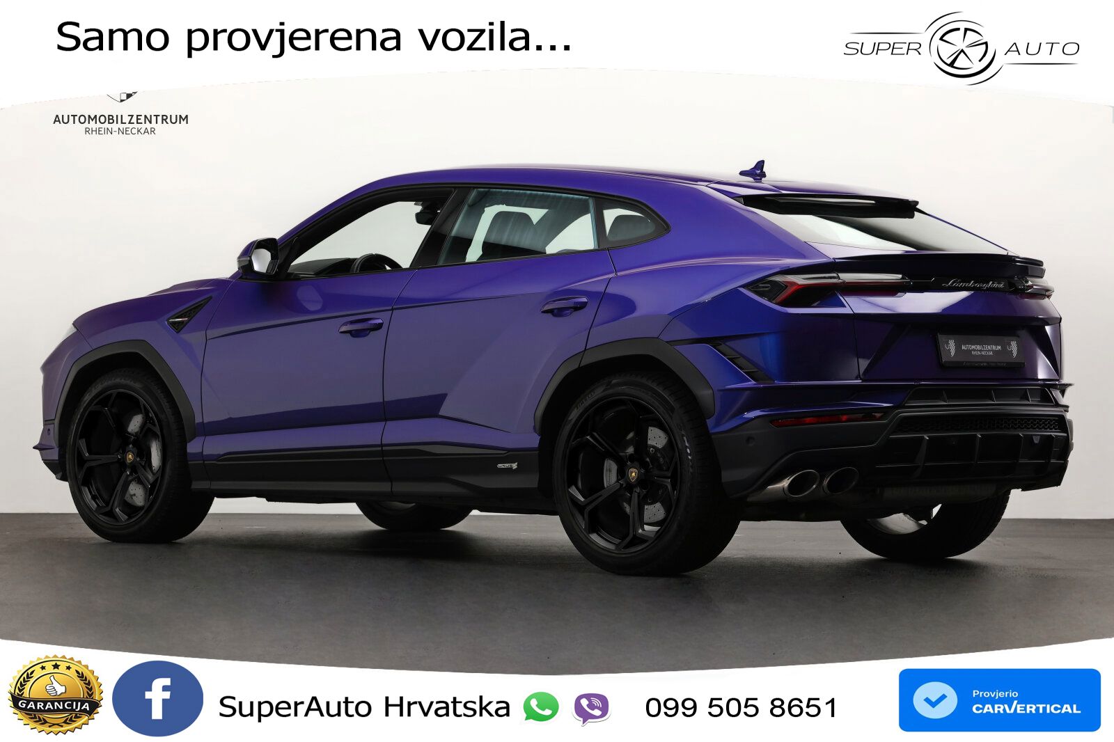 Lamborghini Urus S 4.0 V8 (666 KS) 4WD Automatic LED+GR SJED+ACC
