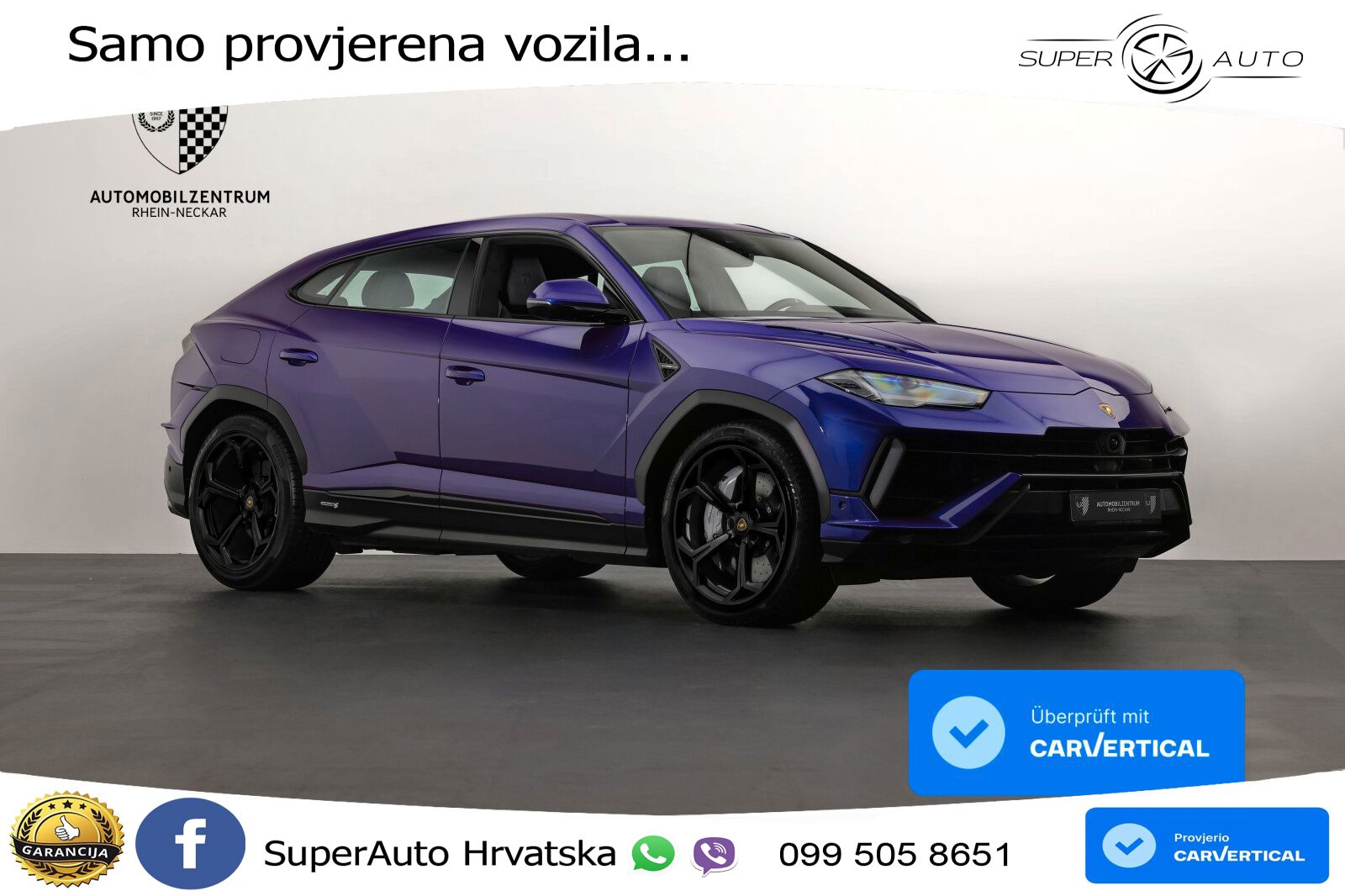 Lamborghini Urus S 4.0 V8 (666 KS) 4WD Automatic LED+GR SJED+ACC