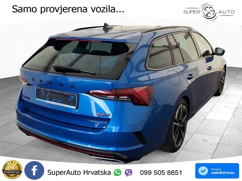Škoda Octavia Combi RS 2.0 TDI (200 KS) DSG LED+GR SJED+ACC