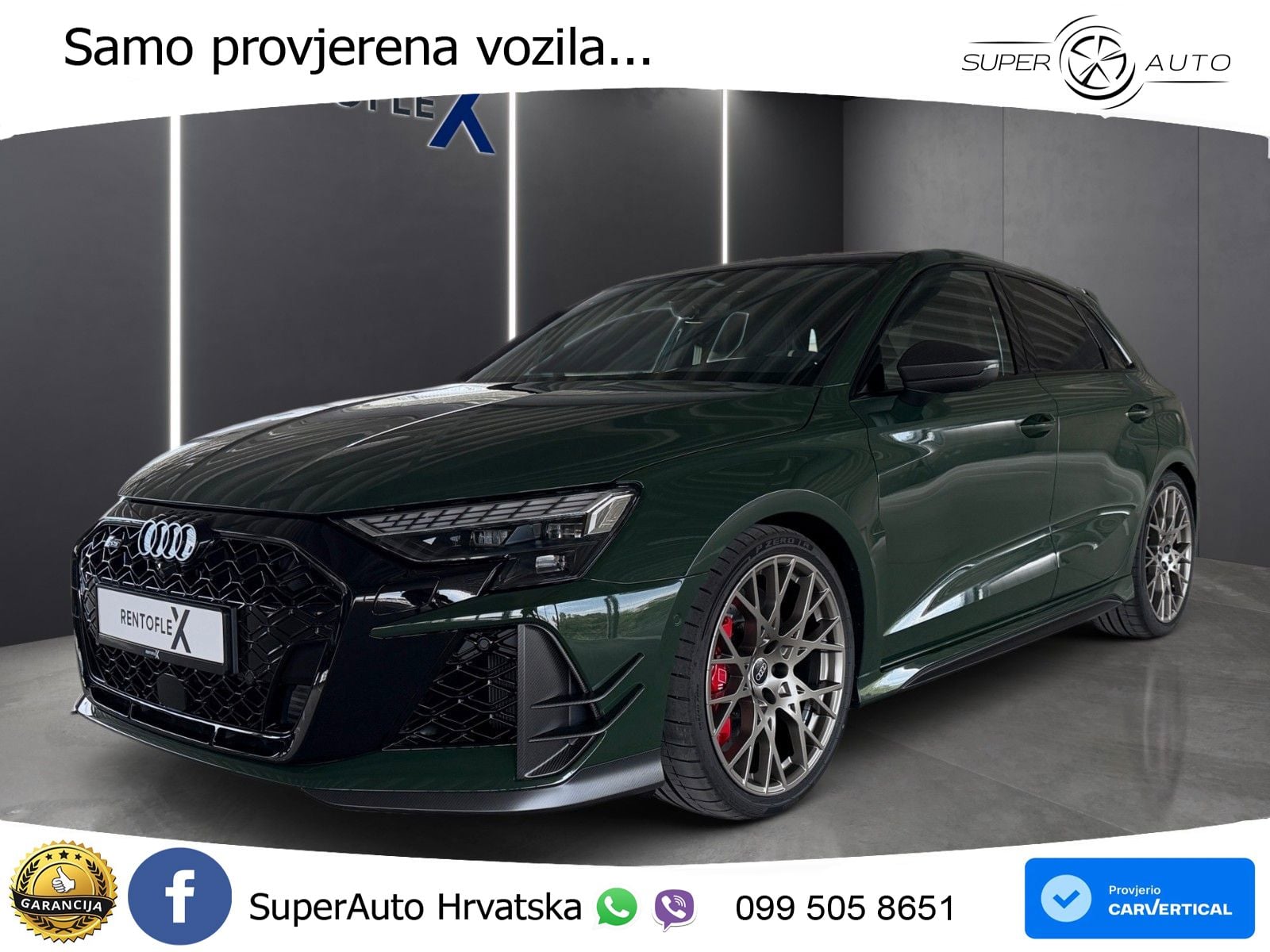 Audi RS3 Sportback 2.5 TFSI (400 KS) quattro S tronic LED+GR SJED+ACC
