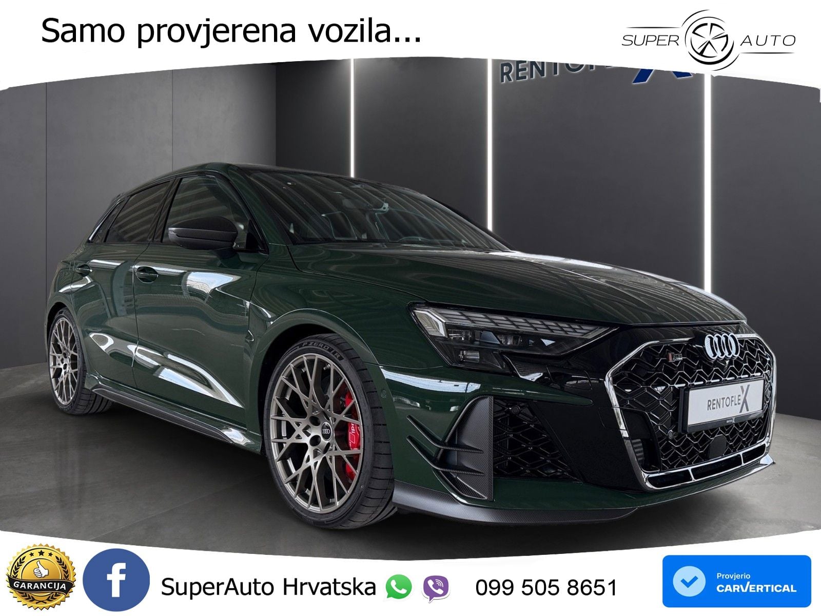Audi RS3 Sportback 2.5 TFSI (400 KS) quattro S tronic LED+GR SJED+ACC