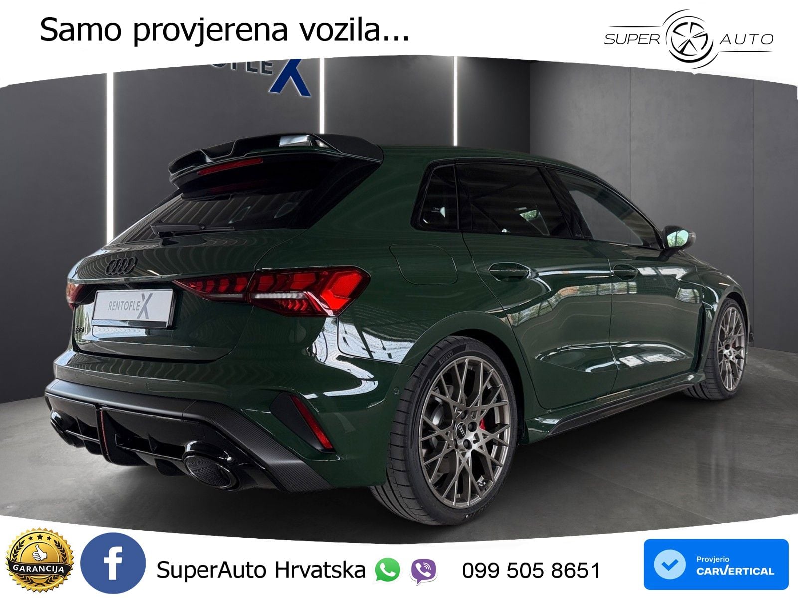 Audi RS3 Sportback 2.5 TFSI (400 KS) quattro S tronic LED+GR SJED+ACC