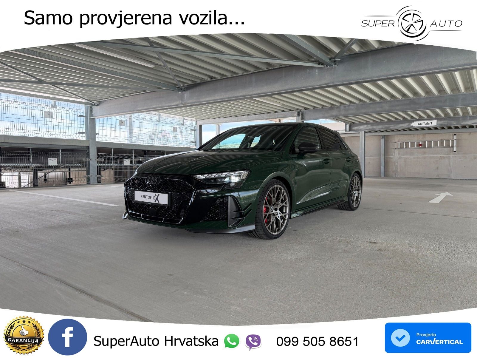 Audi RS3 Sportback 2.5 TFSI (400 KS) quattro S tronic LED+GR SJED+ACC