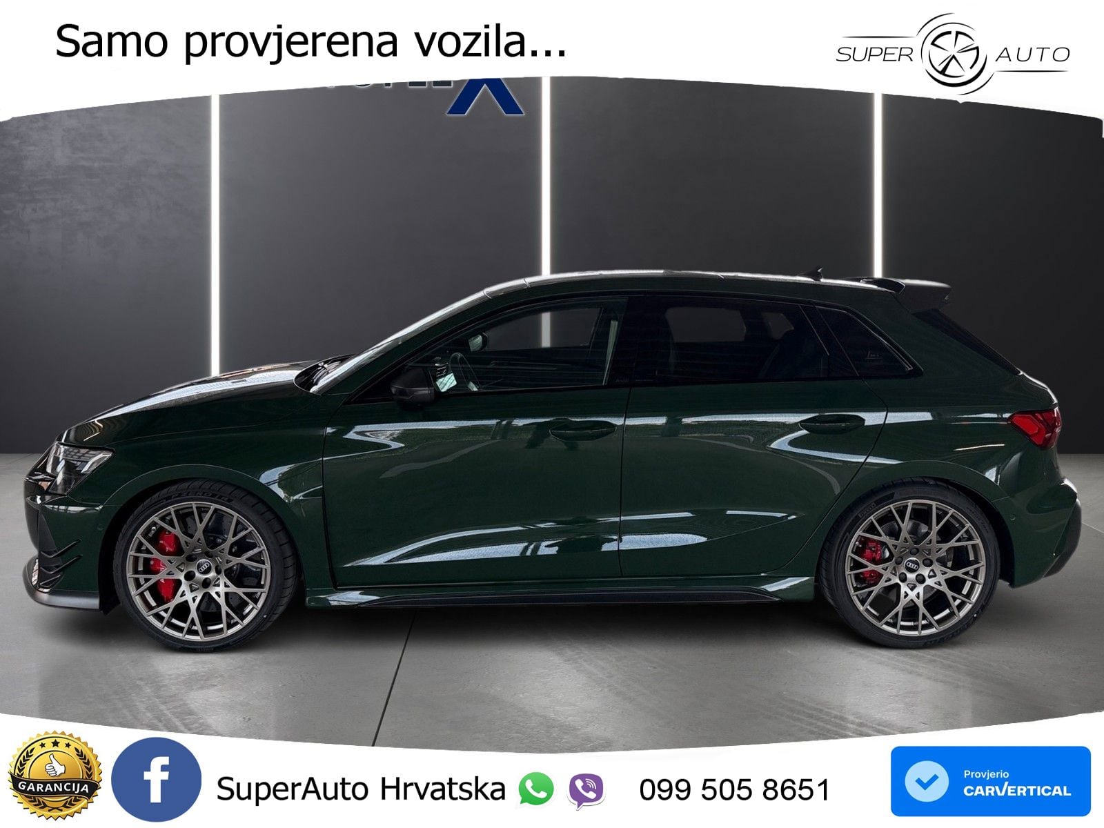 Audi RS3 Sportback 2.5 TFSI (400 KS) quattro S tronic LED+GR SJED+ACC