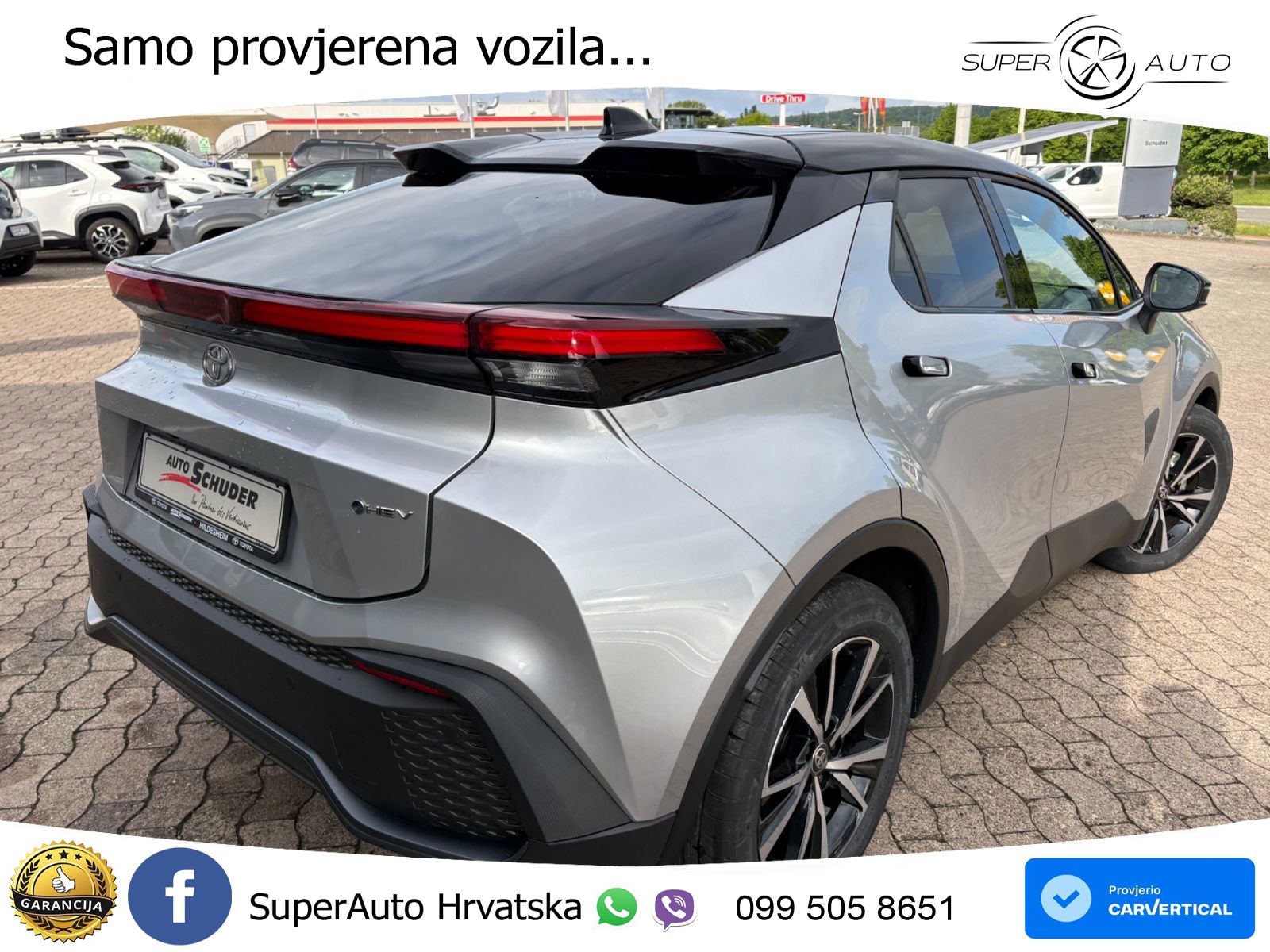 Toyota C-HR 1.8 (140 KS) Hybrid e-CVT Team D LED+GR SJED+ACC