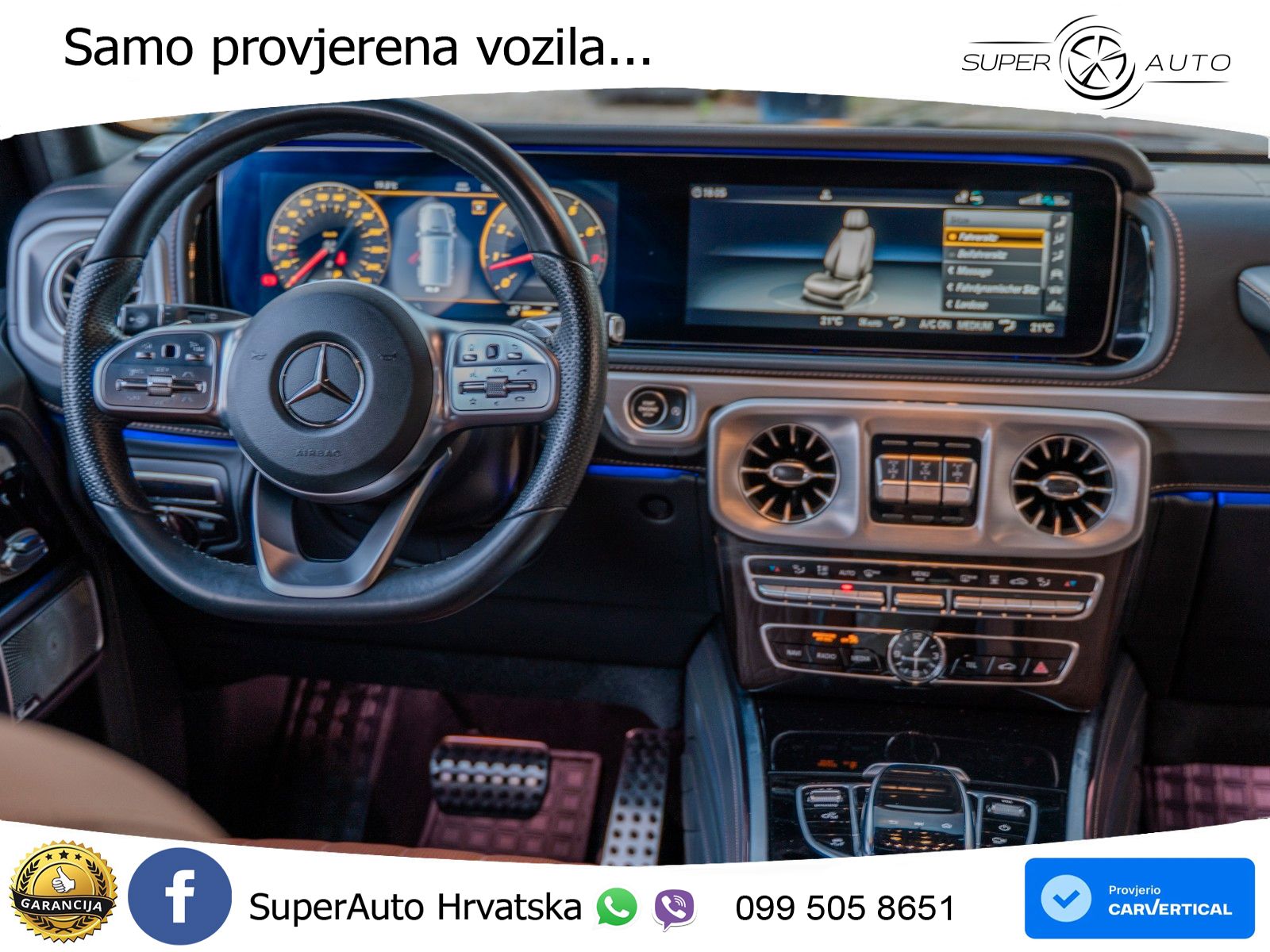 Mercedes G 500 Long V8 (422 KS) 4MATIC 9G-TRONIC Superior LED+GR SJED+ACC