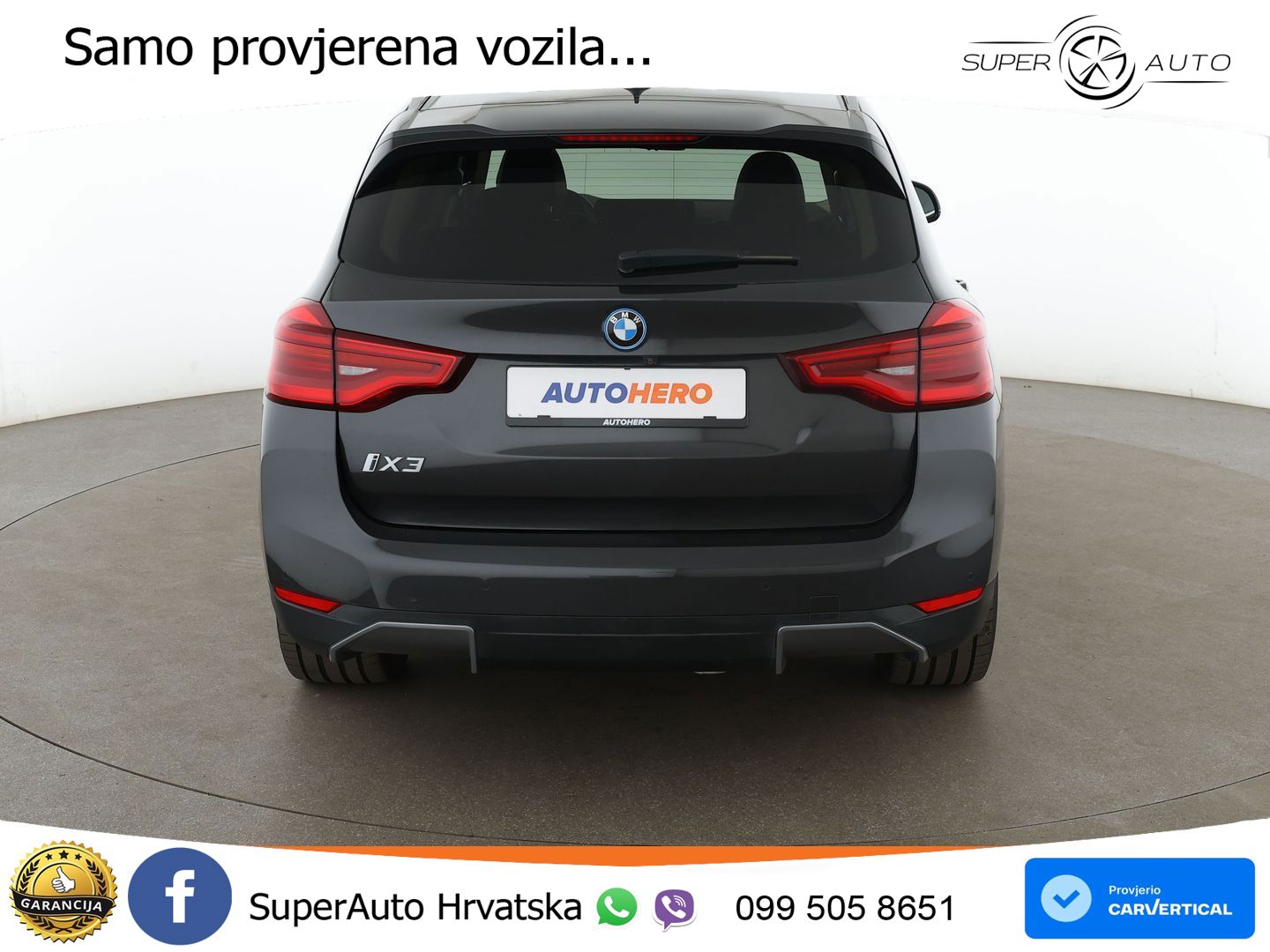 BMW iX3 80 kWh (286 KS) LED+GR SJED+ACC