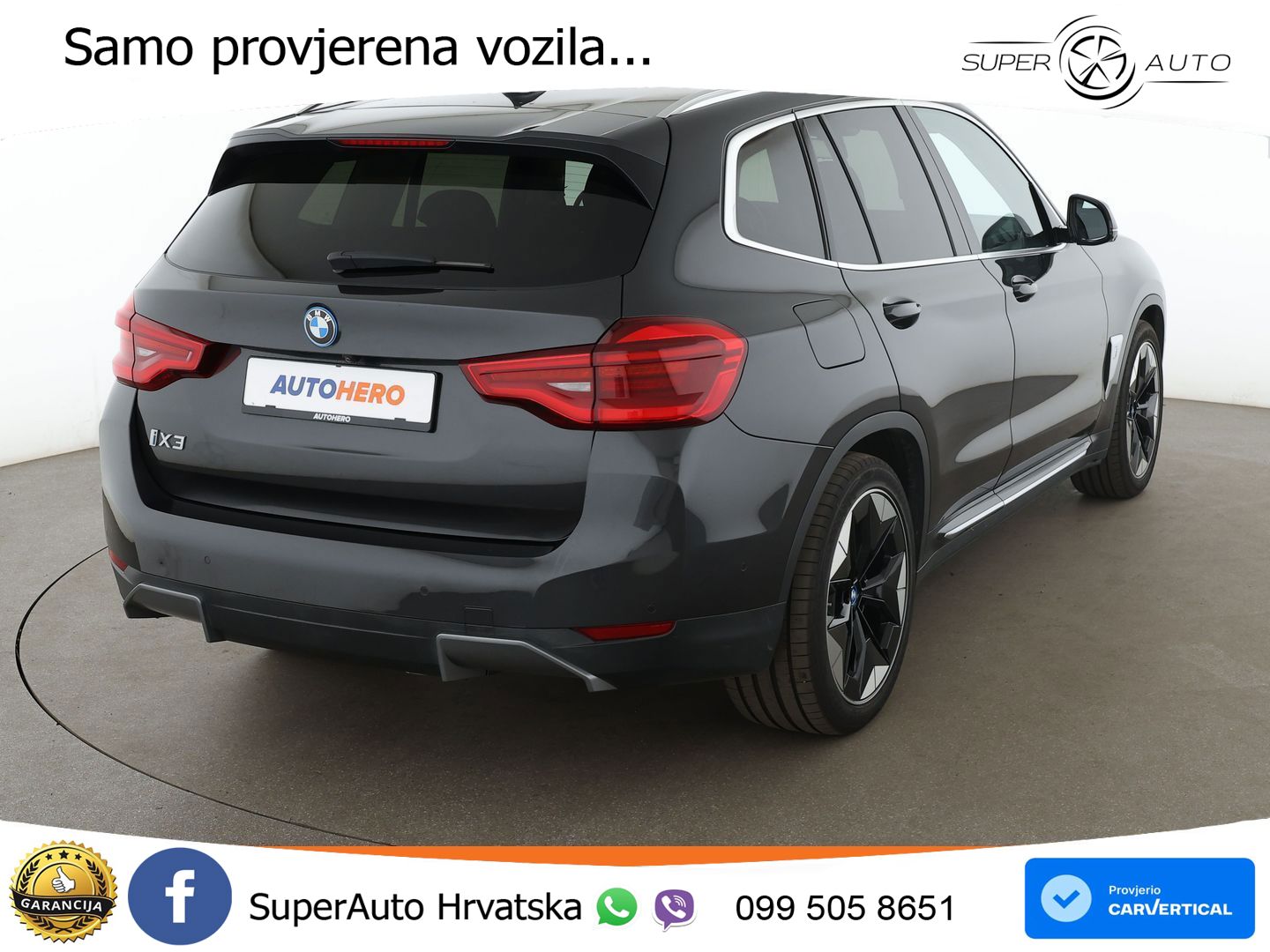BMW iX3 80 kWh (286 KS) LED+GR SJED+ACC
