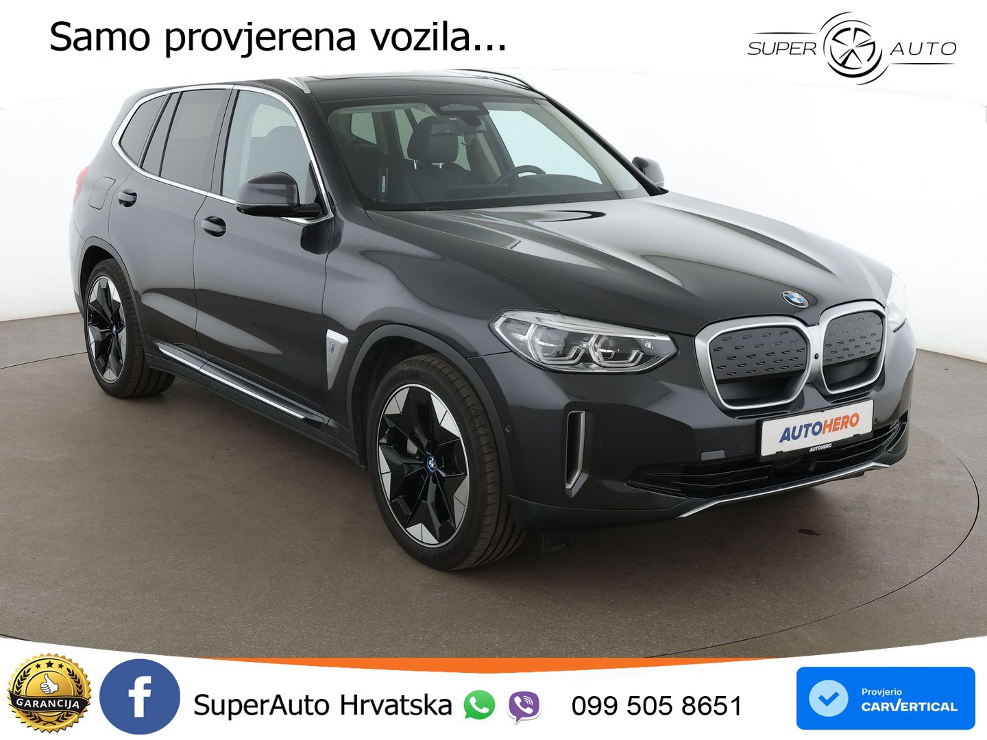 BMW iX3 80 kWh (286 KS) LED+GR SJED+ACC