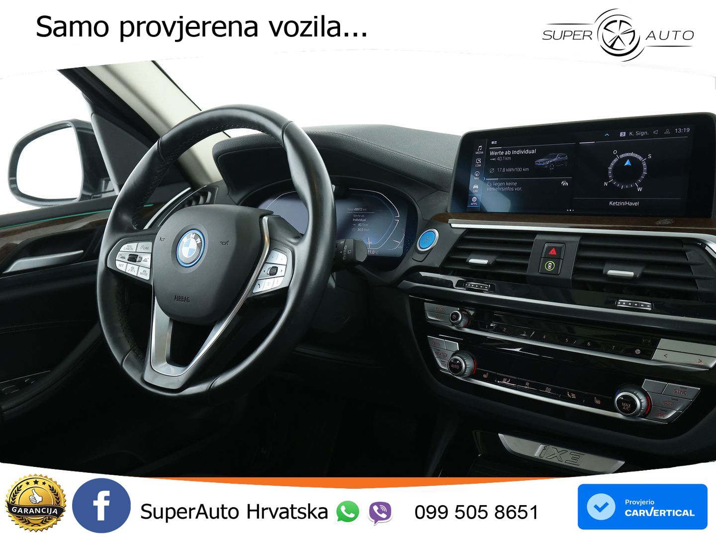 BMW iX3 80 kWh (286 KS) LED+GR SJED+ACC