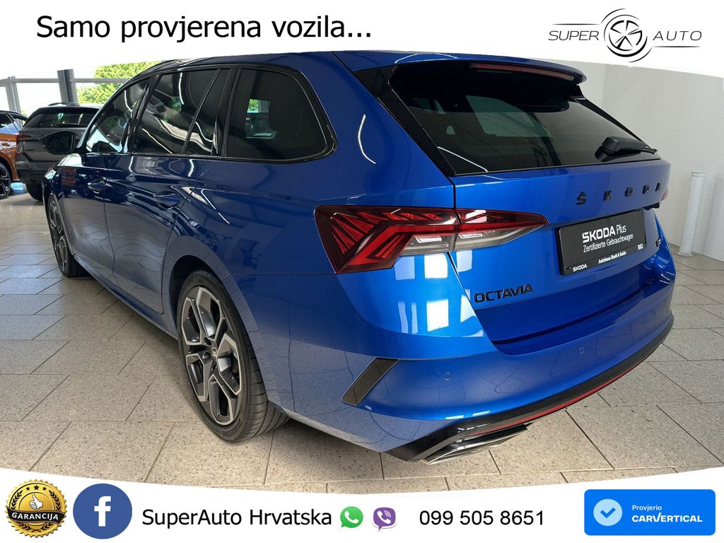Škoda Octavia Combi RS 2.0 TSI (245 KS) DSG LED+GR SJED+ACC