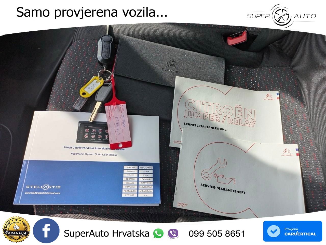 Citroën Jumper 35 L4H2 Control Heavy Blu 1 HAND NAVI CAM 165 KS
