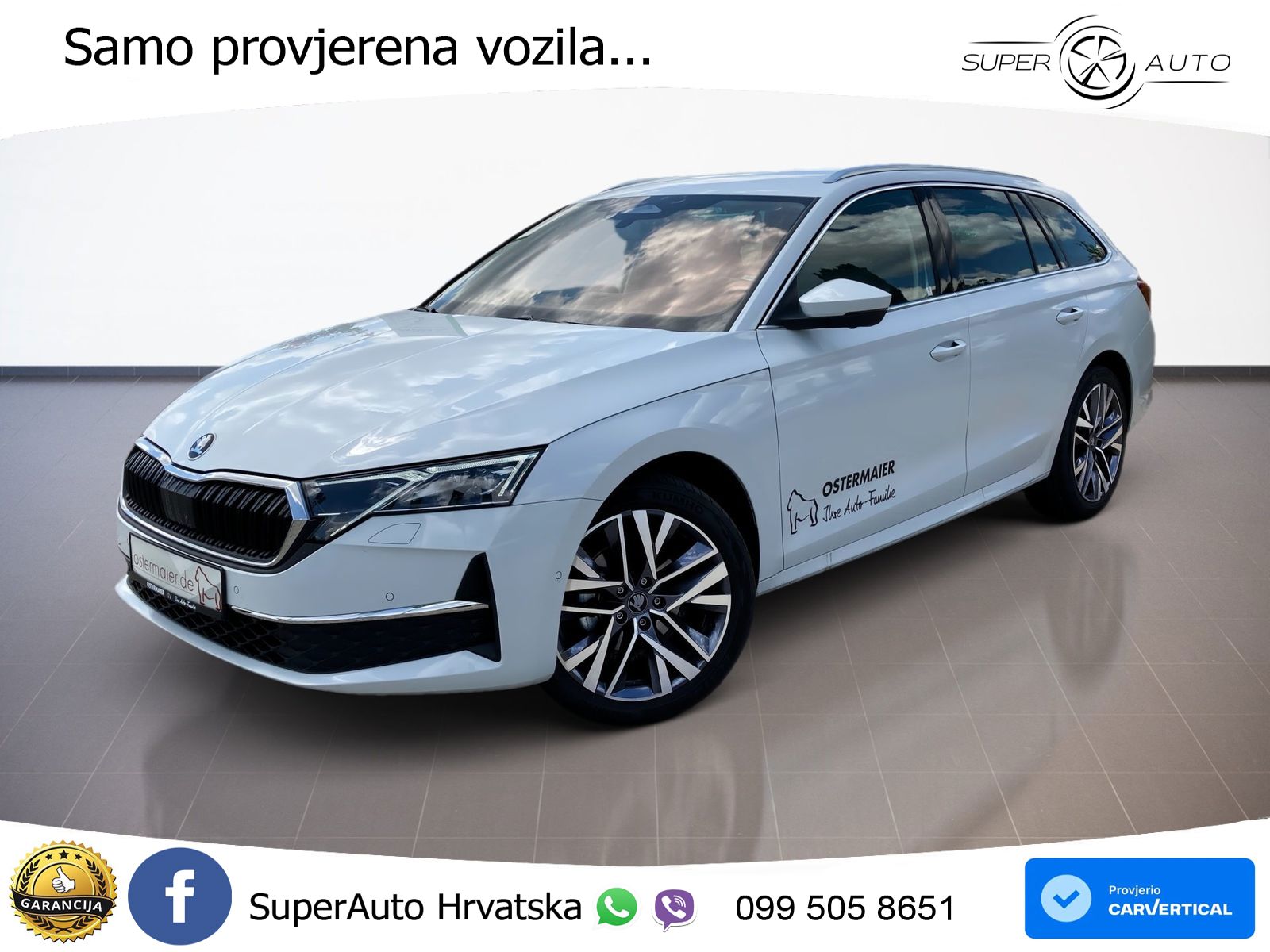 Škoda Octavia Combi 1.5 TSI (150 KS) DSG LED+GR SJED+ACC