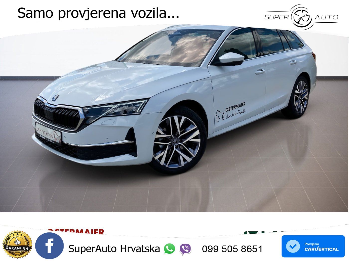 Škoda Octavia Combi 1.5 TSI (150 KS) DSG LED+GR SJED+ACC