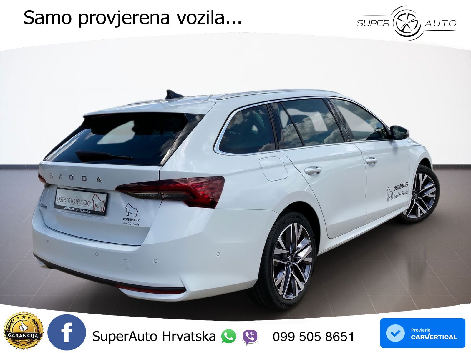 Škoda Octavia Combi 1.5 TSI (150 KS) DSG LED+GR SJED+ACC