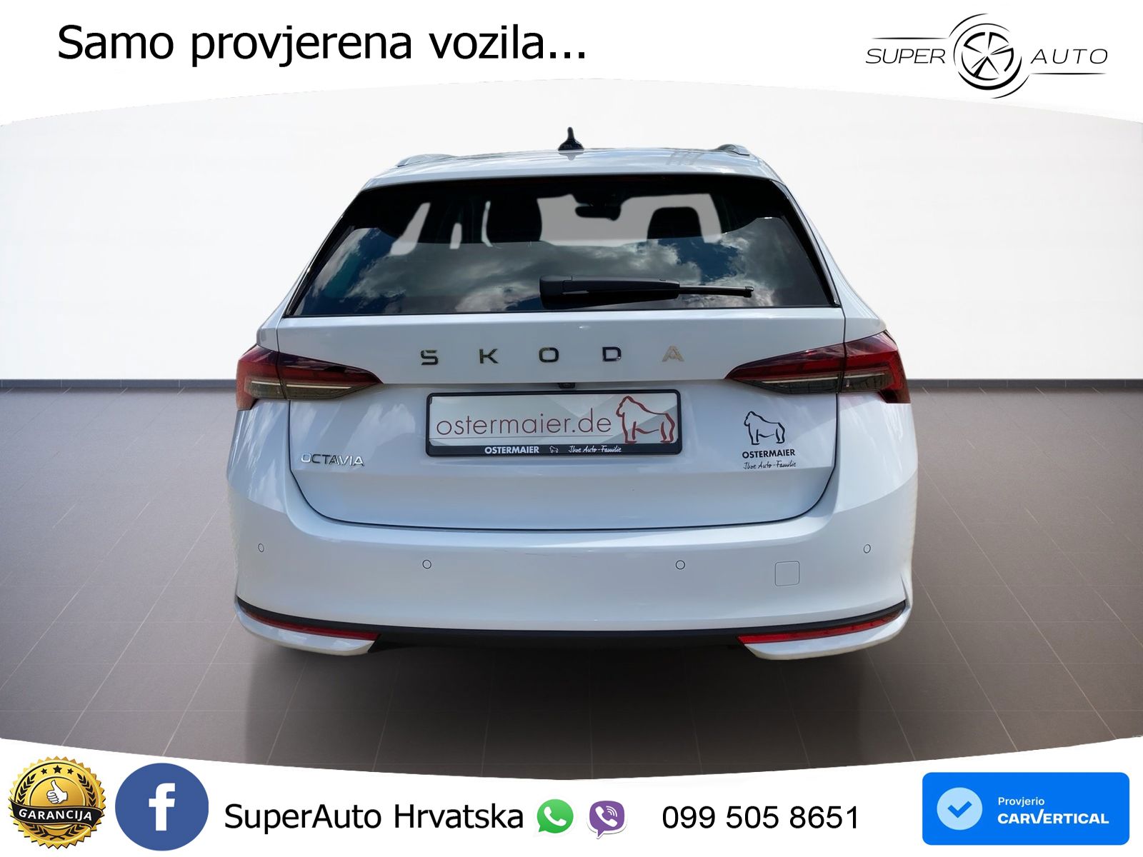 Škoda Octavia Combi 1.5 TSI (150 KS) DSG LED+GR SJED+ACC