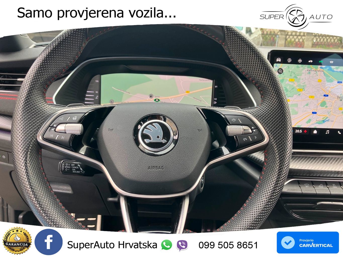 Škoda Octavia Combi RS 2.0 TSI (265 KS) DSG LED+GR SJED+ACC