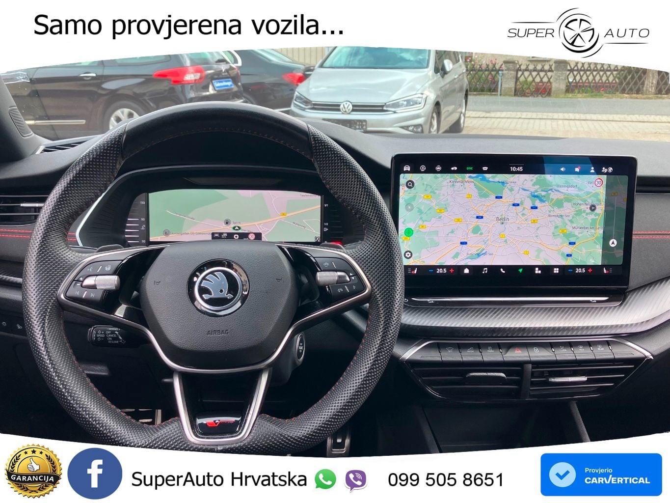 Škoda Octavia Combi RS 2.0 TSI (265 KS) DSG LED+GR SJED+ACC